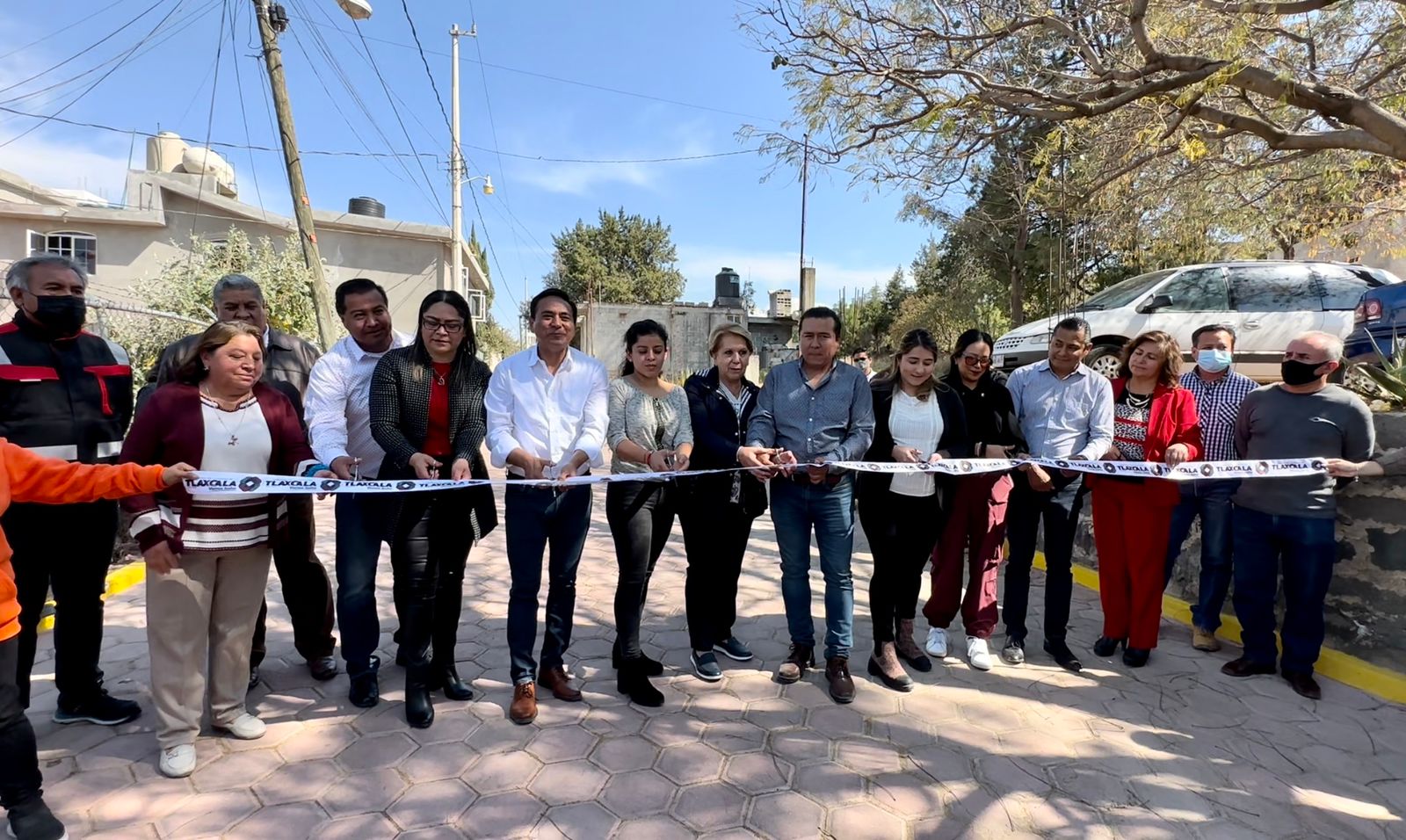 Cumple Gobierno de Tlaxcala Capital compromisos; entrega obra de pavimentación en Atempan